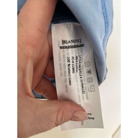 NWT - Blank NYC Checked Out Tie Dye Pocket T-Shirt - Picture 5 of 6